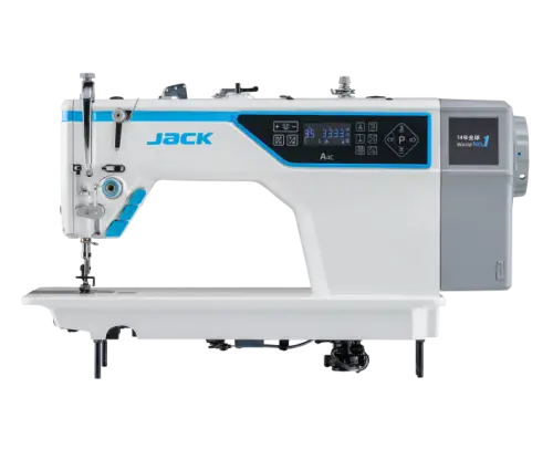 מכונת תפירה תעשייתית אוטומטית כולל חיתוך חוטים חיזוק והרמת רגל דגם JACK A4C-C